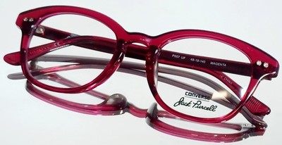 Originale CONVERSE eyeglasses P007 UF Magenta Plastic NEW 48-19 NEW Jack Purcell