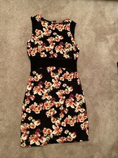 Floral Dress from Forever 21 | Large; Med Length | Pink Floral Pattern | 