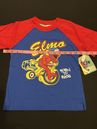NWT Sesame Street Elmo Shirt Size 5T Boy Girl Toddler Born To Ride 2007 - Picture 6 of 7