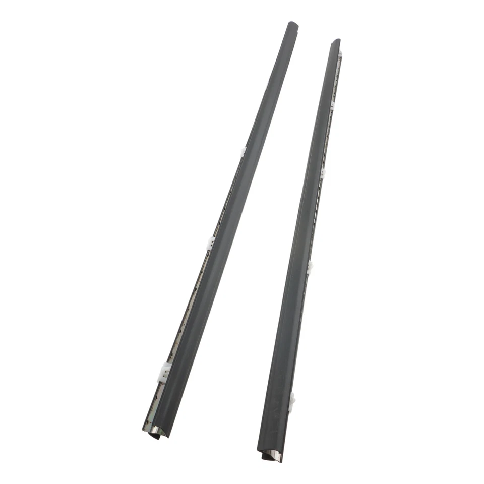 2Pcs Door Weather Strip Window Belt Seal Molding Trim For 1992-95 Honda Civic - Image 4 of 4