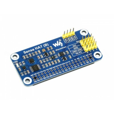 Sense HAT (B) for Raspberry Pi Onboard Multi Sensors Supports External Sensors