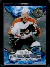 2021-22 Upper Deck Ice Premieres Green Maxwell Willman Rookie 310/799 #173