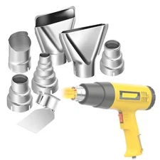 7PCS Heat Gun Nozzle Kit Hot Air Tool Nozzles Tips Set Accessories Universal DIY