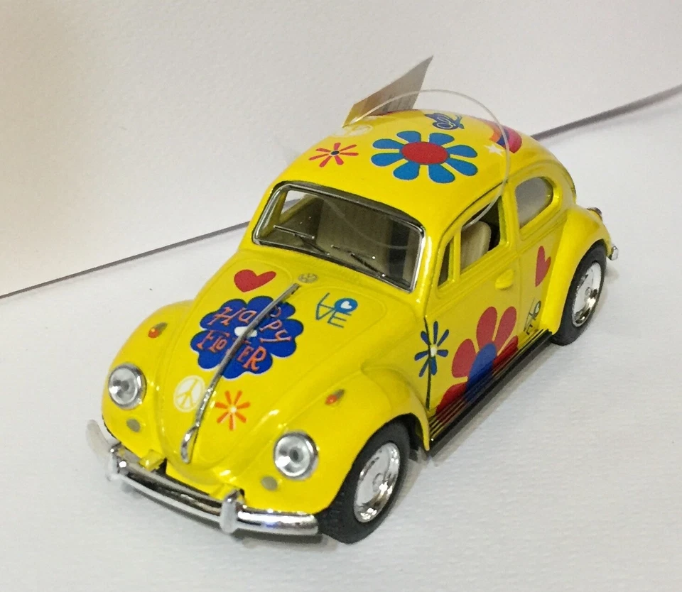 Beetle Classic 1967 Volkswagen Maggiolino Sportelli Apribili Gia Kinsmart No Box - Immagine 3 di 4