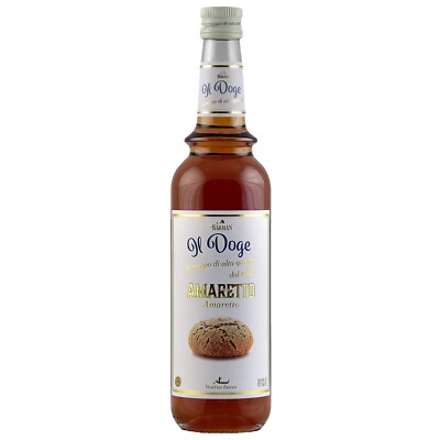 Il Doge Sirup Amaretto 0,7l alkoholfrei für Cocktail und Kaffee