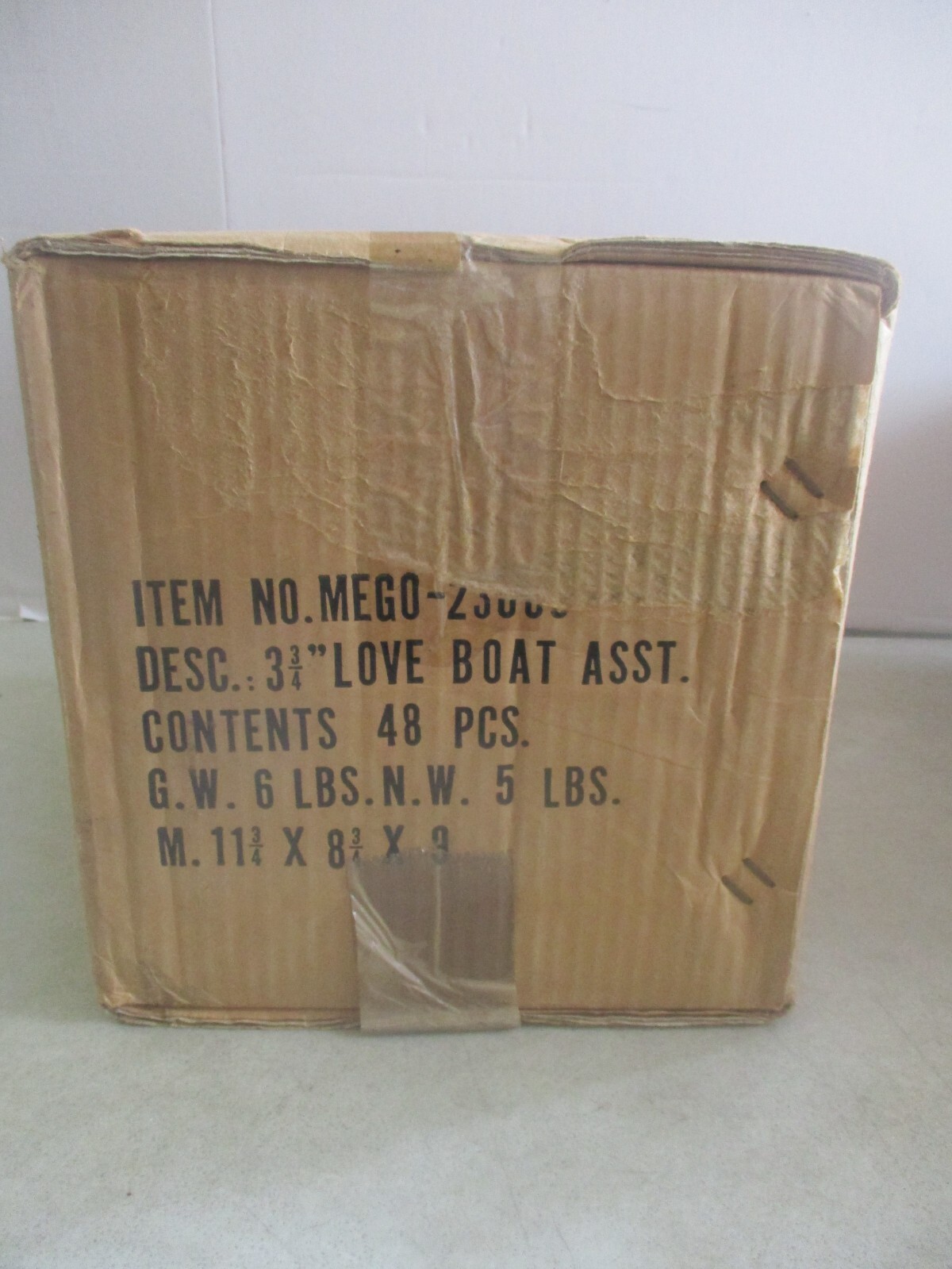 A sealed case of Mego Love Boat Figures