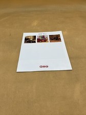 1997 GEO PRIZM METRO DEALER SHOWROOM SALES BROCHURE CATALOG GUIDE BOOKLET