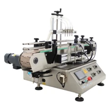 5-1000ml Liquid Filling Machine Four Nozzle 8mm Packing Machine Magnetic Pump