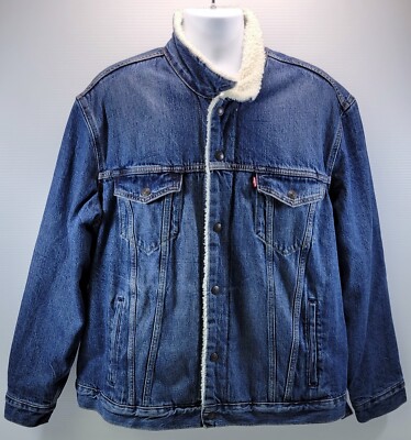 【良品】リーバイス LEVI'S SHERPA LINED PARKA 紺 L 良品】リーバイス LEVI'S SHERPA LINED PARKA 紺 L 良品