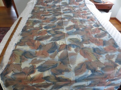 4310.  Mill Creek Fabrics MOD LEAF DESIGN Cotton  FABRIC - 42-1/2'' x 5-7/8 yds.