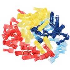 60x Terminals Crimp Connectors Quick Splice Lock Wire T Tap Scotchlock Cable