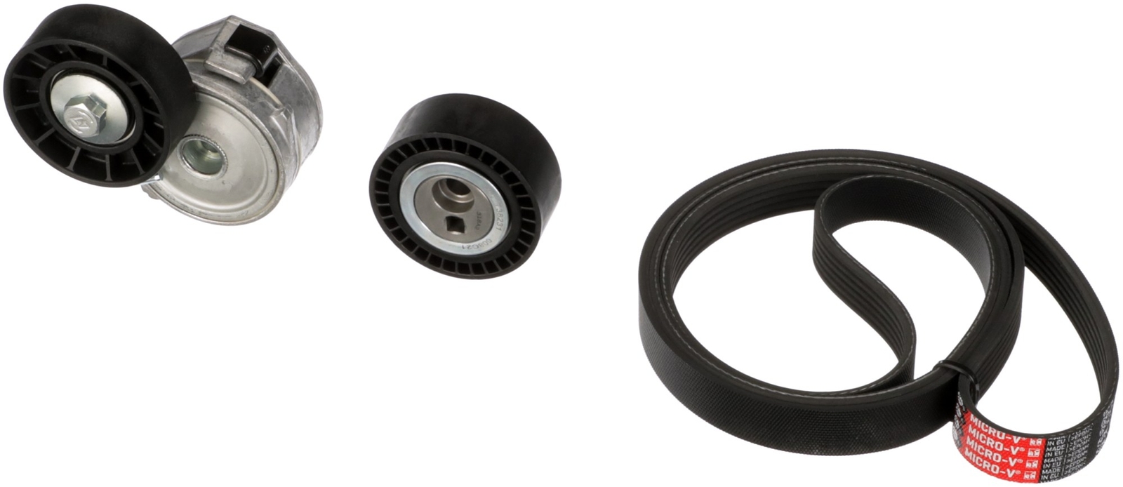 Gates K056PK1740 V-Ribbed Belt Set Compatible with Citroen Fiat Lancia Peugeot Models