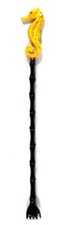 Hand Painted 18" Backscratcher Back Scratcher Yellow Seahorse 67S