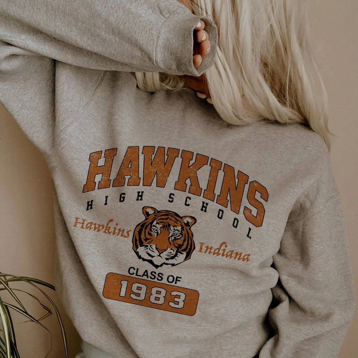 Vintage Hawkins High School Sweatshirt Stranger Things 4