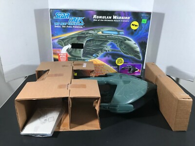 Star Trek TNG ROMULAN WARBIRD Playmates 1993 TESTED Lights Sounds