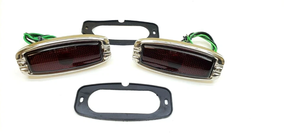 Conjunto de luces traseras 1942-1948 Chevrolet Fleetline Fleetmaster 41 1943 1944 1945 Foto 2 de 4