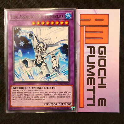 ZERO ABSOLUTE ELEMENTAL HERO in Italian YUGIOH rarity COMMON yu-gi-oh BARGAIN
