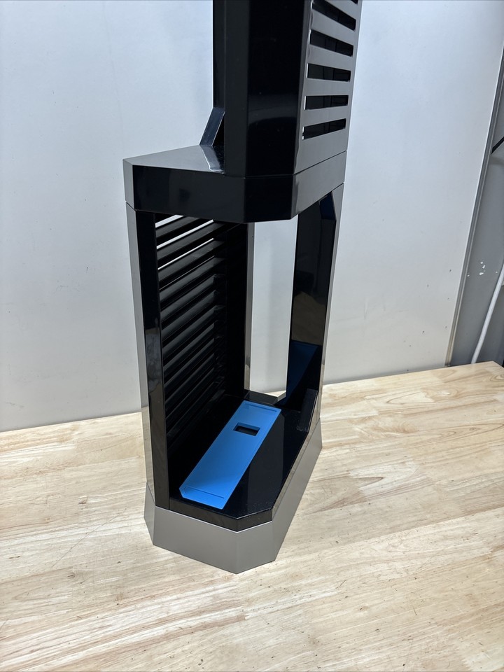 Nintendo Wii Storage Tower Rack Stand Video Game Room Display Black eBay