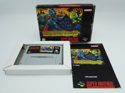 ES-SUPER GHOULS N GHOSTS SUPER NINTENDO PAL USED - Photo 1/7