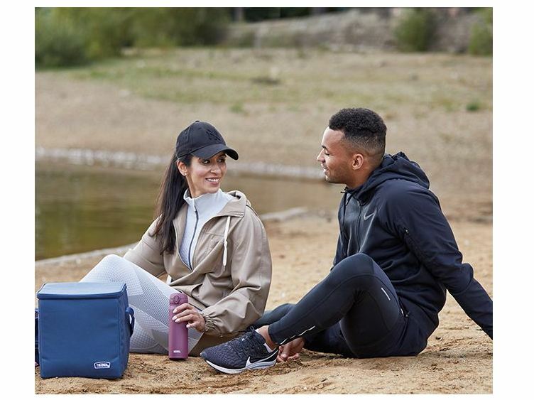 GENUINE THERMOS COOLER COOLING NAVY BAG COOL BOX INSULATED CAMPING FOOD