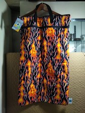 Planet Wise Waterproof Wet Dry Bag 2 Pockets Large Flames