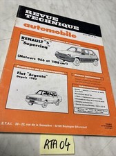 Revue technique Fiat ARGENTA