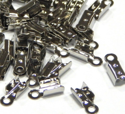 300stk Endkappen für Halskette Armbänder Metall Kappen 6mm Schmuck DIY M16#3