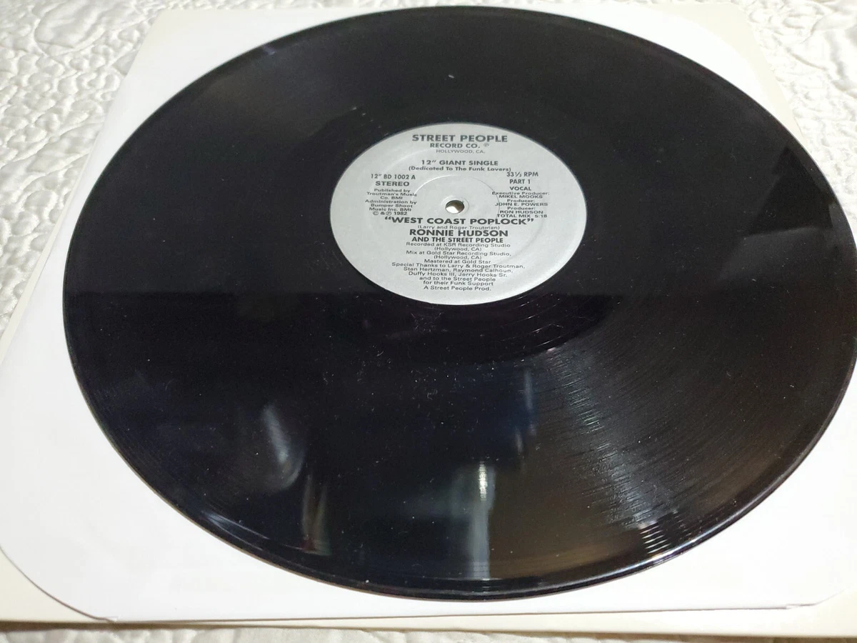Ronnie Hudson & The Street People: West Cost Poplock: 1982 12” Single BD1002