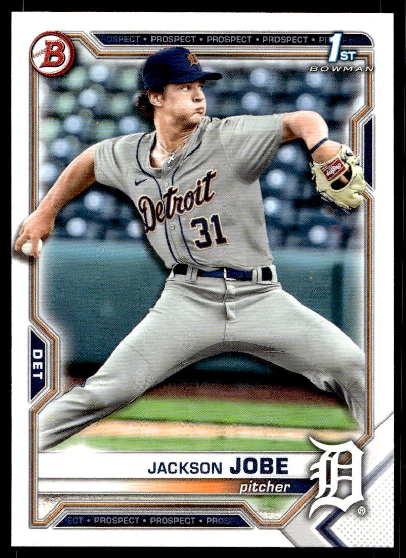 2021 Bowman Draft Jackson Jobe G242 Detroit Tigers #BD-69