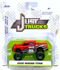 Camiones Jada Just 2006 Nissan Titan rojo Toyota neumáticos Wave 43