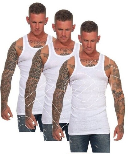 4 szt. 8 szt. 12-pak Męska podkoszulek Koszula pod pachami Tank Top Oversize S/5 do 6XL/13 - Zdjęcie 4 z 7