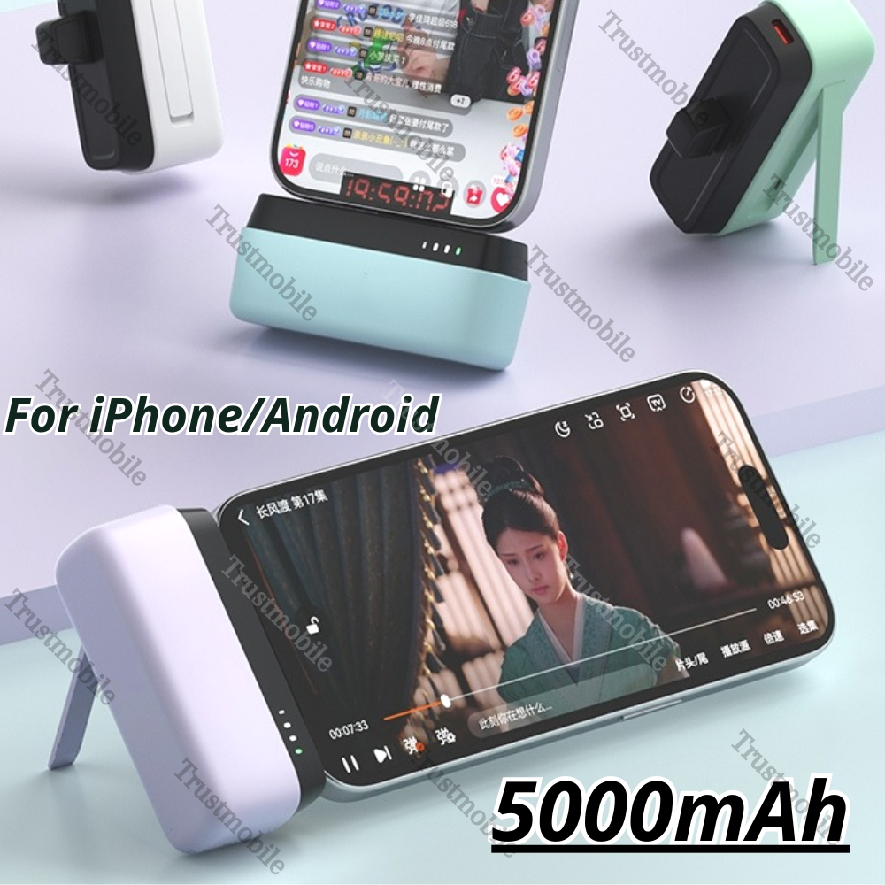 5000mAh 2.1A Portable Power Bank For Android iPhone Mini Pocket Battery Charger-image