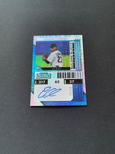 2022 Panini Contenders Prospect Building Blocks Ticket /10 Edward Cabrera Auto