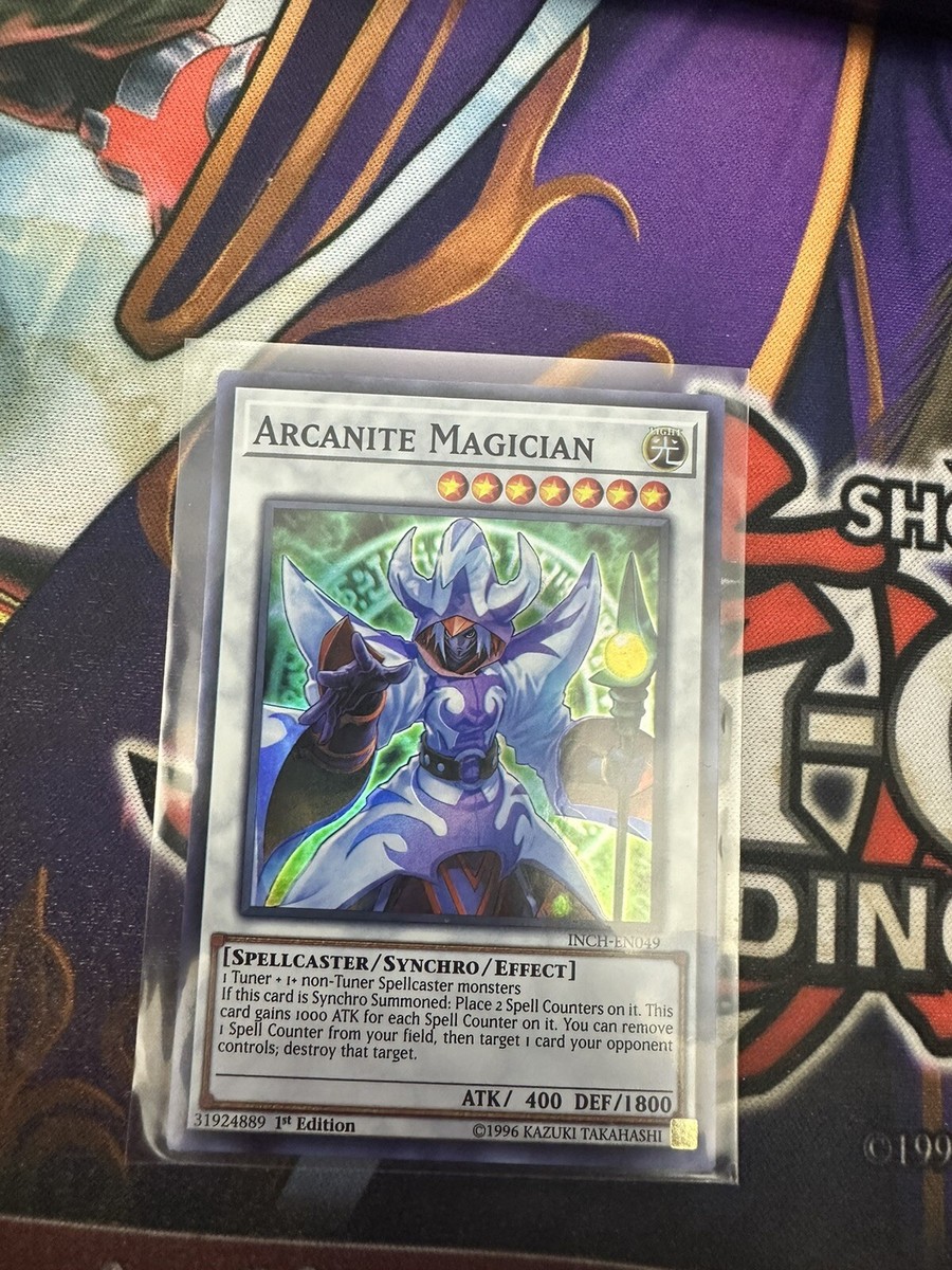 Yu-Gi-Oh! TCG Arcanite Magician The Infinity Chasers INCH-EN049 1st  Edition... | eBay
