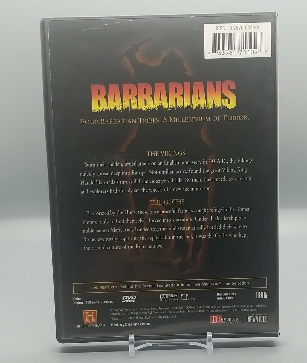 History Channel: Barbarians Volume 1 and 2 (DVD) ☆ **Buy 2 Get 1