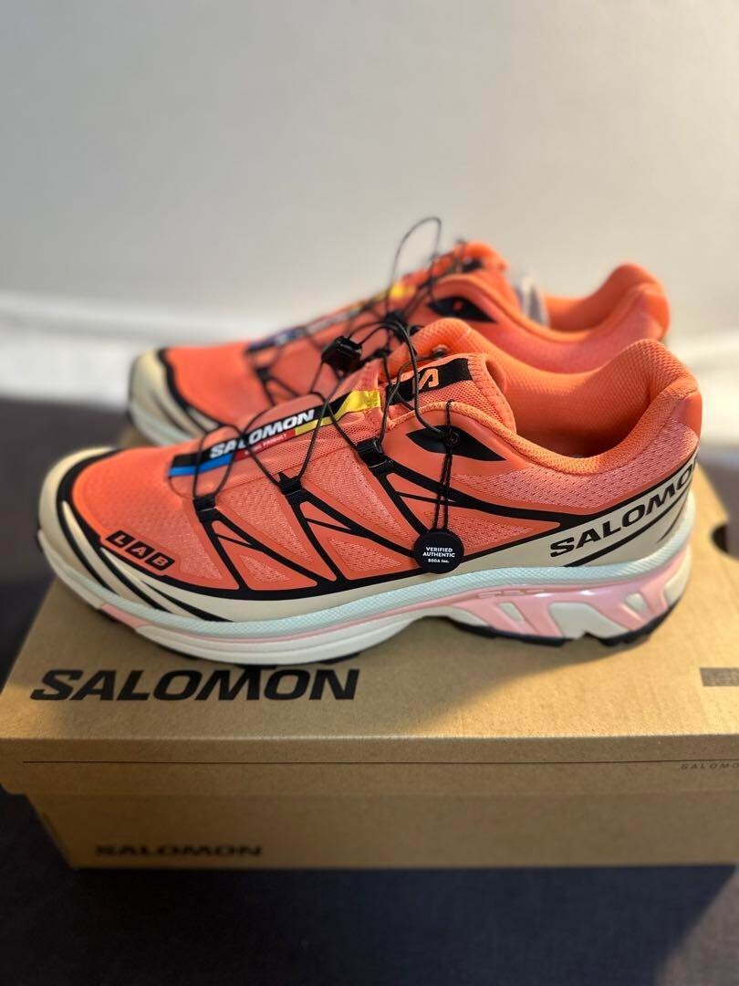 Salomon XT 6 scarpe sneaker Living Coral nero cemento L47445000 uomo taglia US10 5