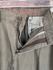 Weatherproof Vintage Dress Pants 34 Khaki Stretch Jeans Straight Leg 4 Pocket