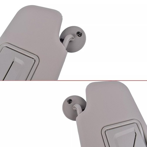 For Chevrolet Vehicles Gray Plastic Driver Passenger Side SUn VIsor Set - Picture 13 of 21