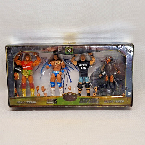 WWE Elite Collection Then Now Forever Together Action Figure 4 Pack Mattel