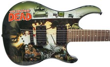 Robert Kirkman Signed Peavey Walking Dead Cover Electric Guitar & Certificate