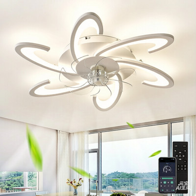 Deckenventilator mit Beleuchtung Timer Leiser LED Lüfterlicht Schlaf Zimmer Fan