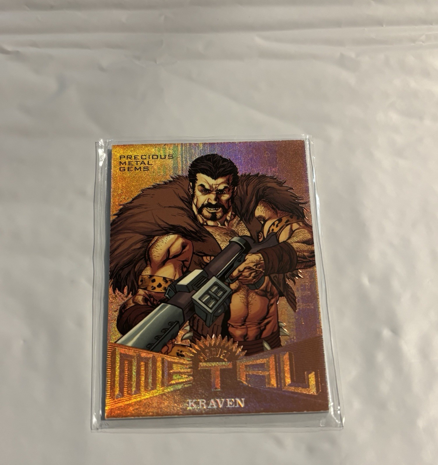 2017 Fleer Ultra Spider-Man Marvel Bronze PMG MM32 KRAVEN 154/199