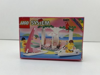 LEGO  System Town Classic Paradisa 6401 Seaside Cabana komplett mit BA & OVP