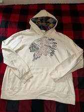 Polo Denim And Supply, Ralph Lauren Para Hombre XL Pullover Sudadera con Capucha Logo Indian Head