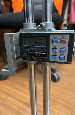 Mitutoyo Drop Indicator 0-40'' Digital Indicator, MPN 192-658