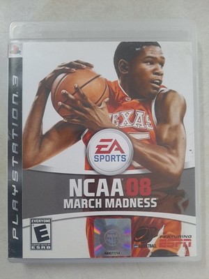 NCAA March Madness 08 College Basketball (PS3) CIB Complete - Stained Artwork 