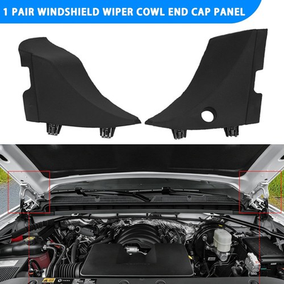 #ad For 2014 2019 Chevy Silverado GMC Sierra Windshield Wiper Cowl Vent Panel Cover $35.14