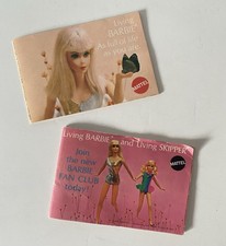 2 Vintage Living Barbie Skipper Fashion Booklets Excellent 1970s Guides