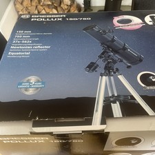 BRESSER Pollux 150/750 Reflector Telescope with Smartphone Adapter