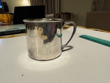 Vintage Silverplate Baby Cup, Oneida Community no monogram